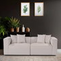 Atelier Del Sofa Mora XL 2 Seat - Ecru